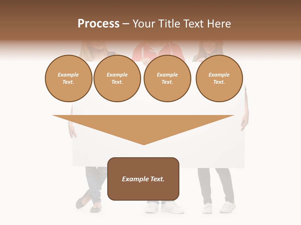 Girl Happy Blank PowerPoint Template