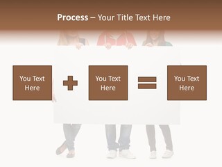 Girl Happy Blank PowerPoint Template