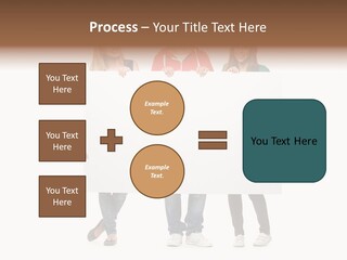 Girl Happy Blank PowerPoint Template