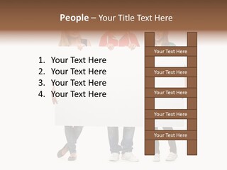 Girl Happy Blank PowerPoint Template