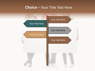 Girl Happy Blank PowerPoint Template