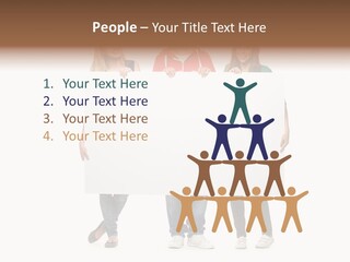 Girl Happy Blank PowerPoint Template