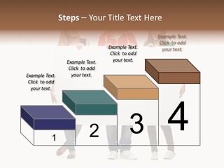 Girl Happy Blank PowerPoint Template