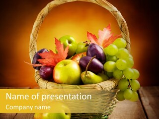 Wood Eating Autumn PowerPoint Template