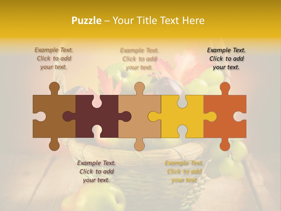 Wood Eating Autumn PowerPoint Template