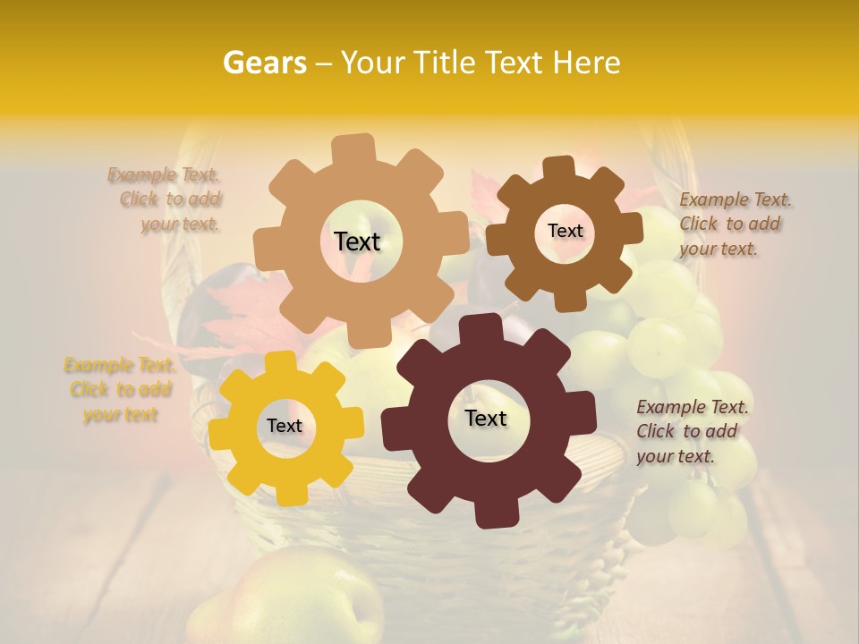 Wood Eating Autumn PowerPoint Template