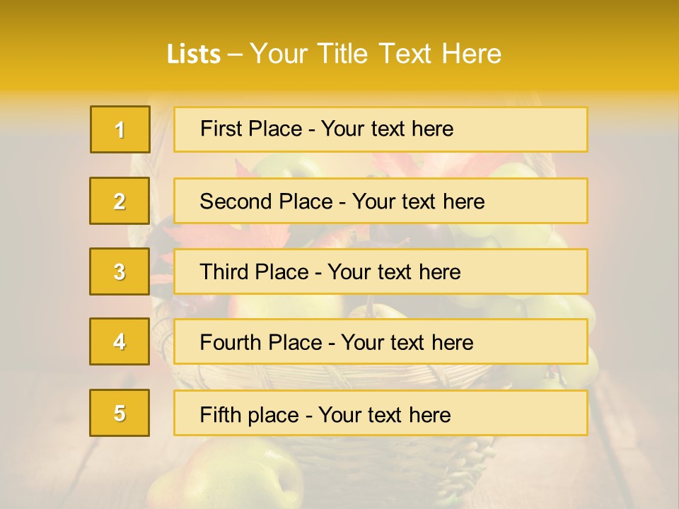 Wood Eating Autumn PowerPoint Template