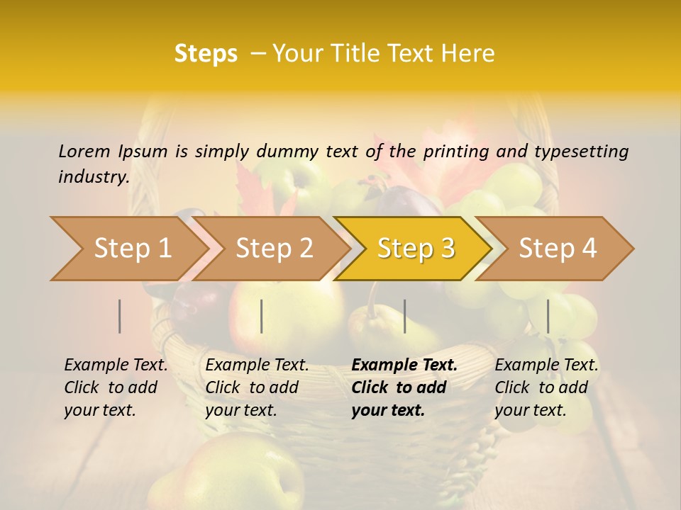 Wood Eating Autumn PowerPoint Template