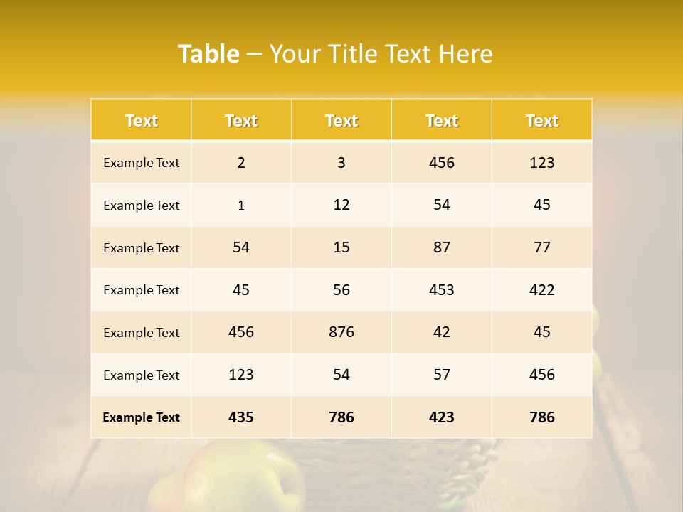 Wood Eating Autumn PowerPoint Template