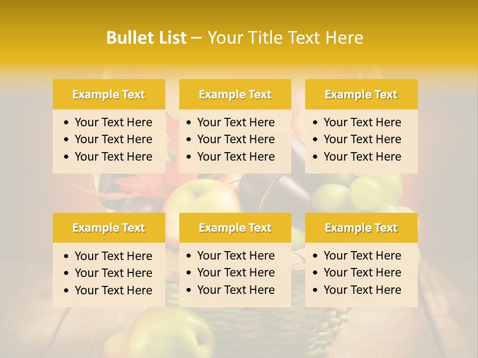Wood Eating Autumn PowerPoint Template