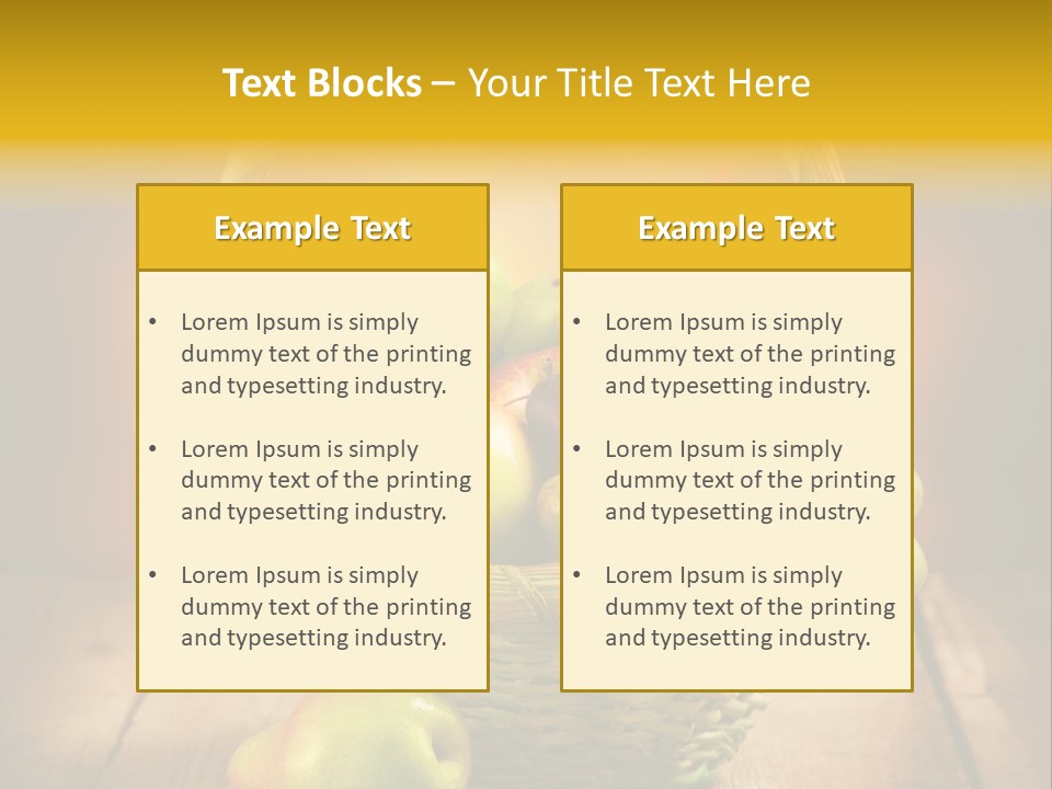 Wood Eating Autumn PowerPoint Template