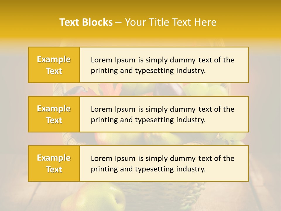 Wood Eating Autumn PowerPoint Template