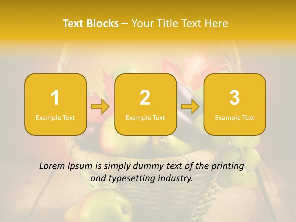 Wood Eating Autumn PowerPoint Template