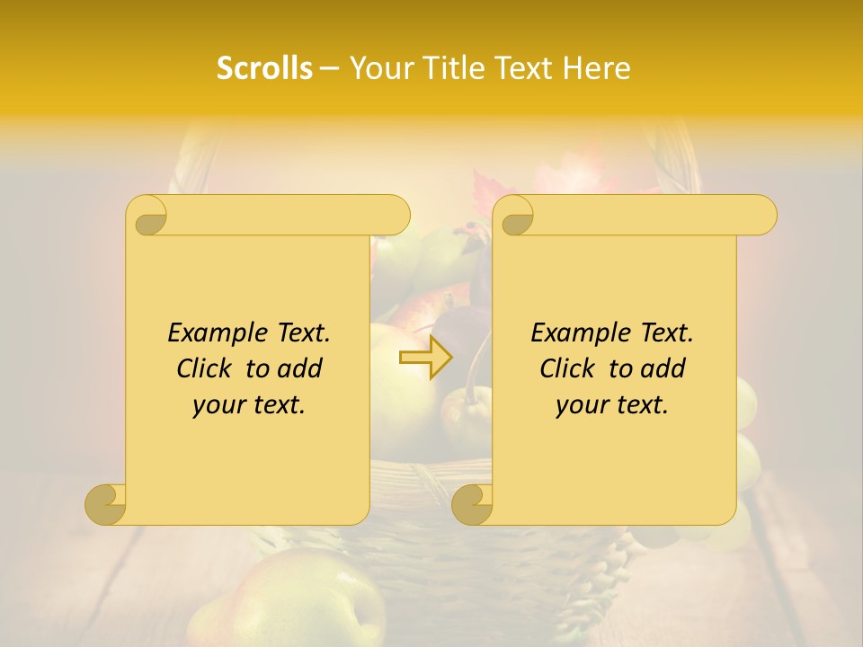 Wood Eating Autumn PowerPoint Template