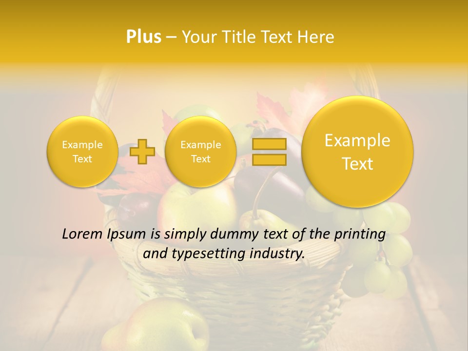 Wood Eating Autumn PowerPoint Template