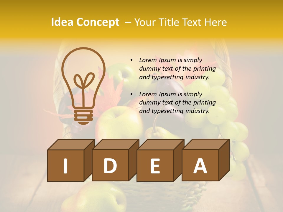 Wood Eating Autumn PowerPoint Template