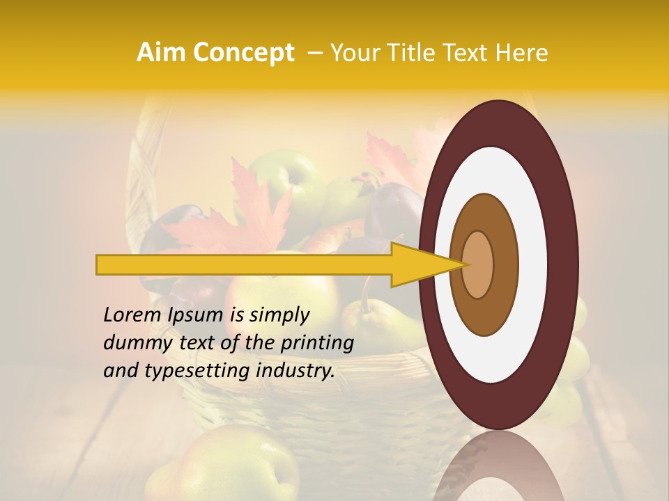 Wood Eating Autumn PowerPoint Template