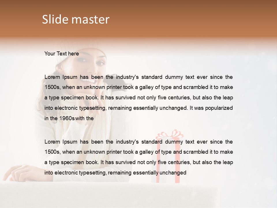 Seasonal Christmas December PowerPoint Template