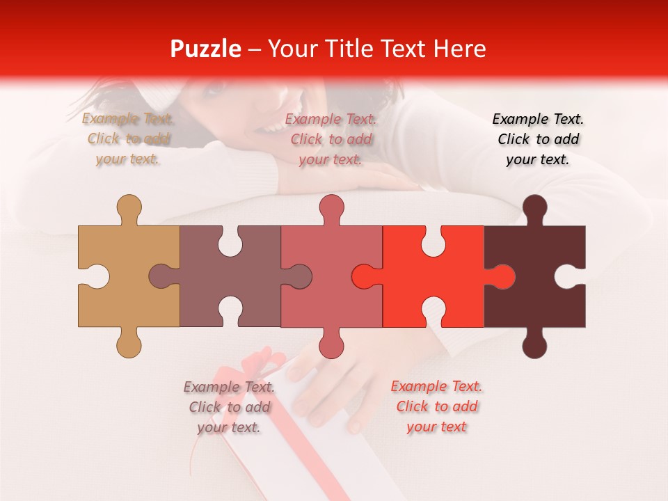 Sofa Box Happiness PowerPoint Template