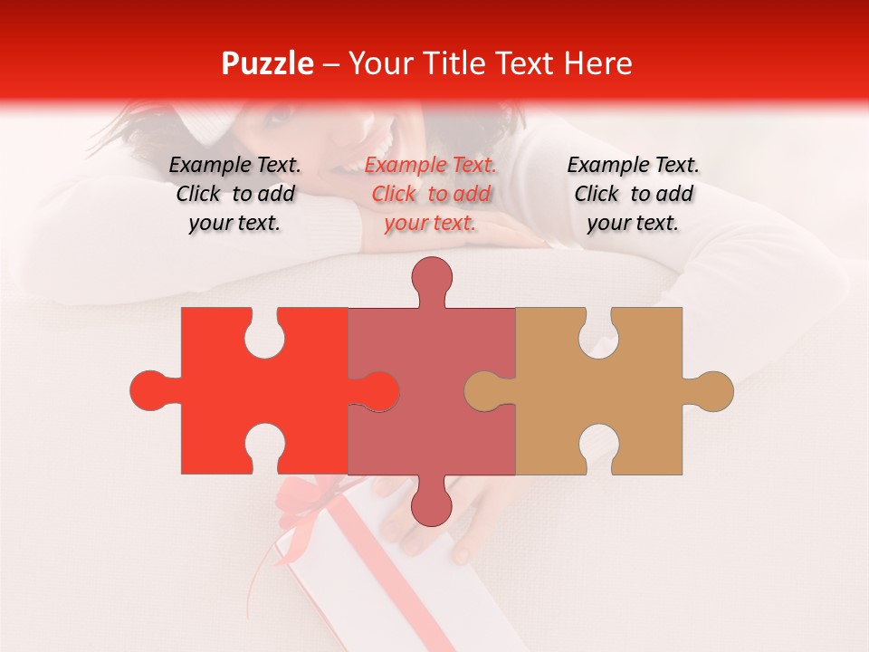 Sofa Box Happiness PowerPoint Template