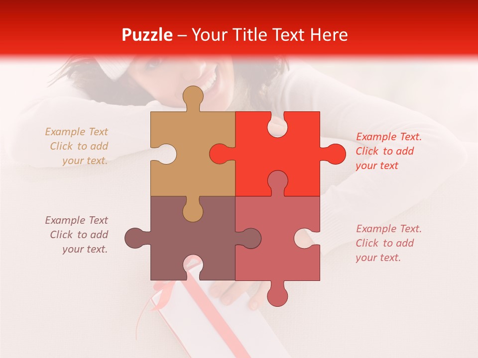 Sofa Box Happiness PowerPoint Template