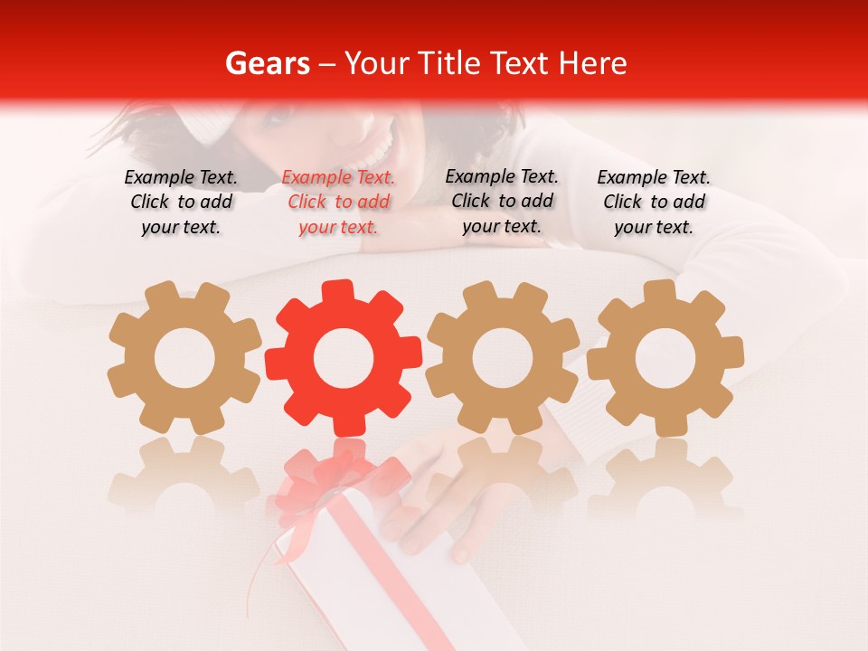 Sofa Box Happiness PowerPoint Template