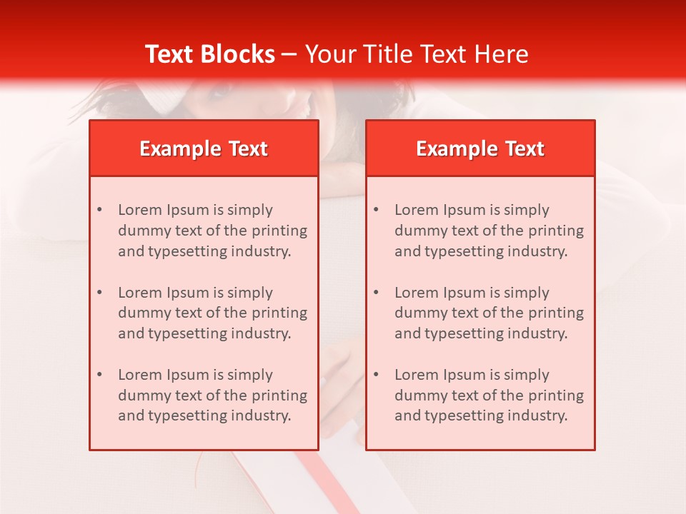 Sofa Box Happiness PowerPoint Template