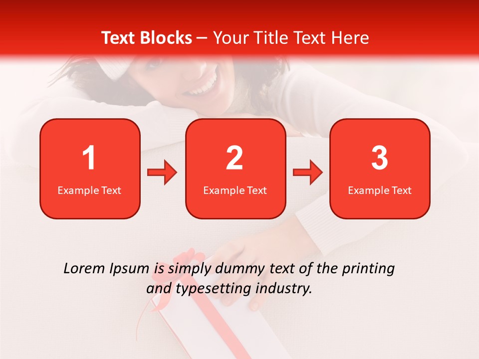 Sofa Box Happiness PowerPoint Template