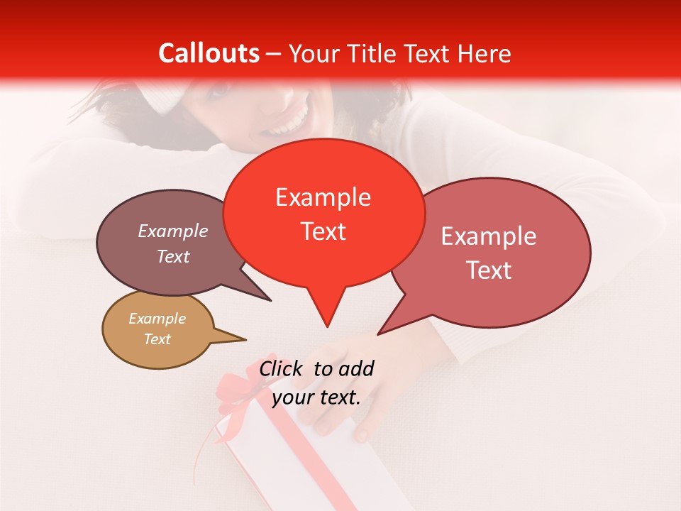 Sofa Box Happiness PowerPoint Template
