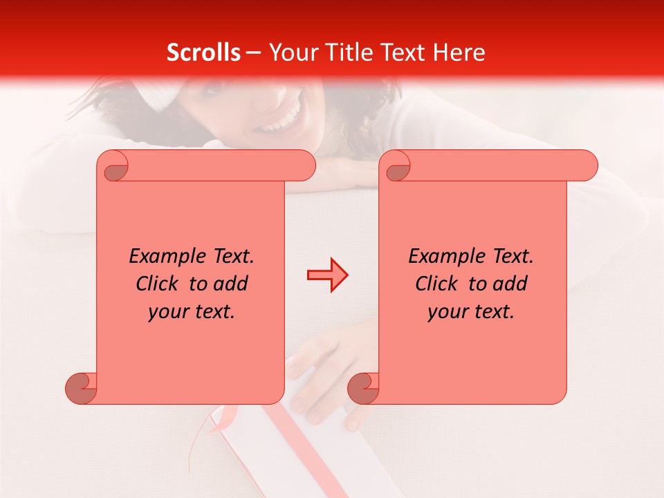 Sofa Box Happiness PowerPoint Template