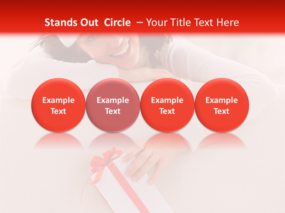 Sofa Box Happiness PowerPoint Template