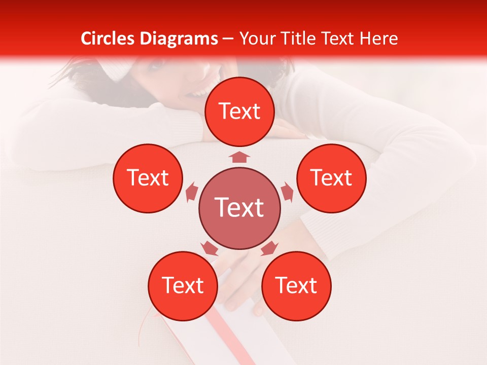Sofa Box Happiness PowerPoint Template