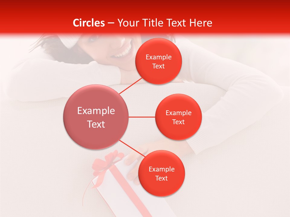 Sofa Box Happiness PowerPoint Template