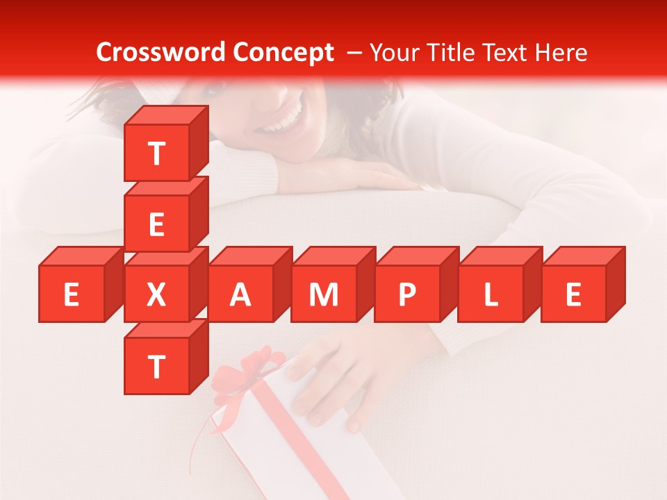 Sofa Box Happiness PowerPoint Template