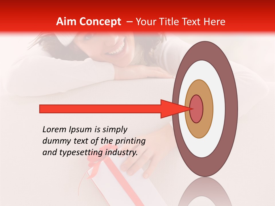 Sofa Box Happiness PowerPoint Template