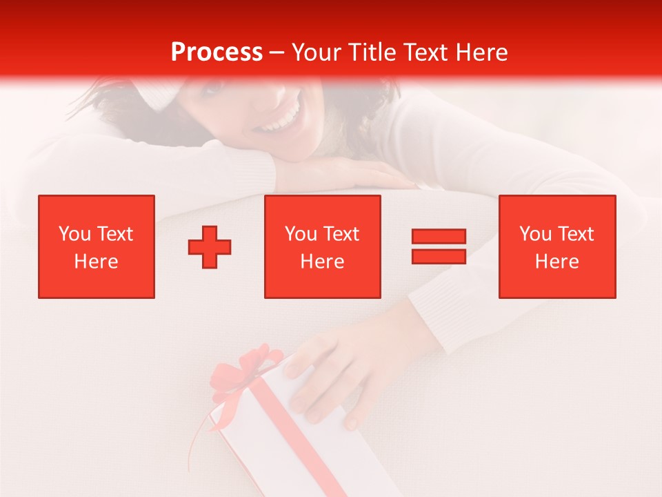 Sofa Box Happiness PowerPoint Template
