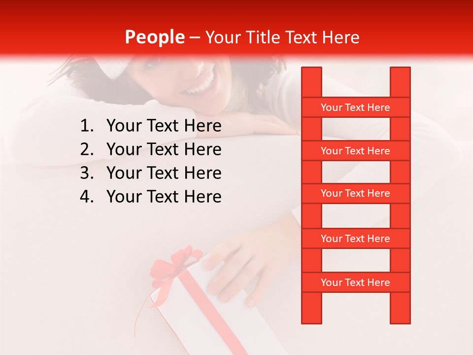 Sofa Box Happiness PowerPoint Template