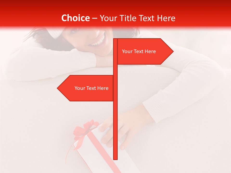 Sofa Box Happiness PowerPoint Template