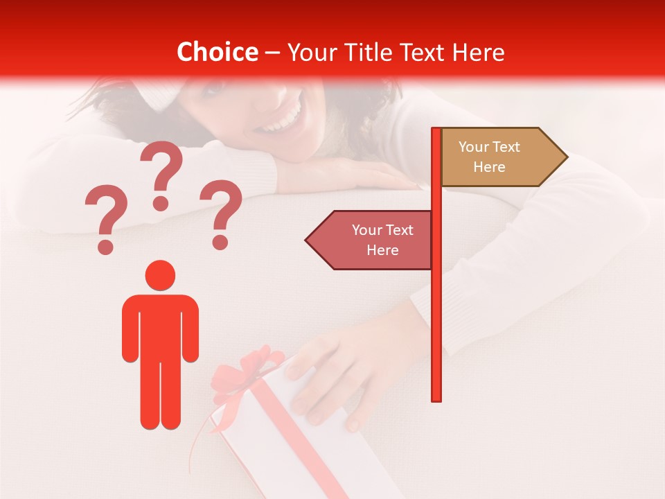 Sofa Box Happiness PowerPoint Template