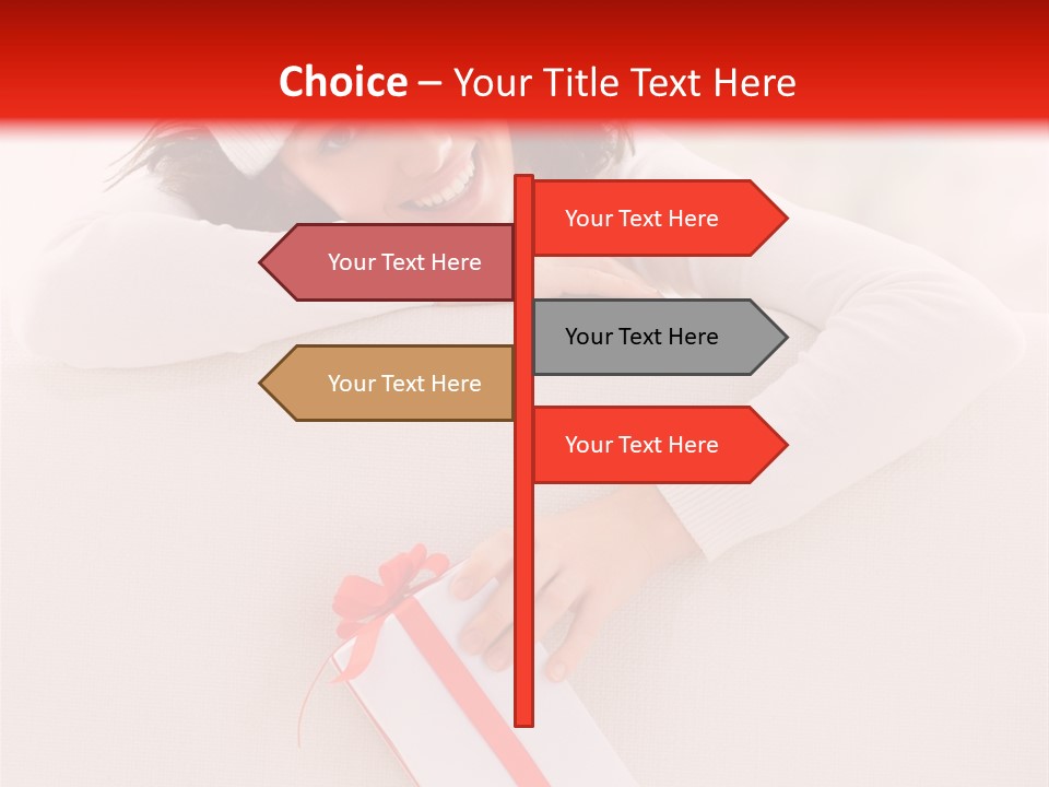 Sofa Box Happiness PowerPoint Template