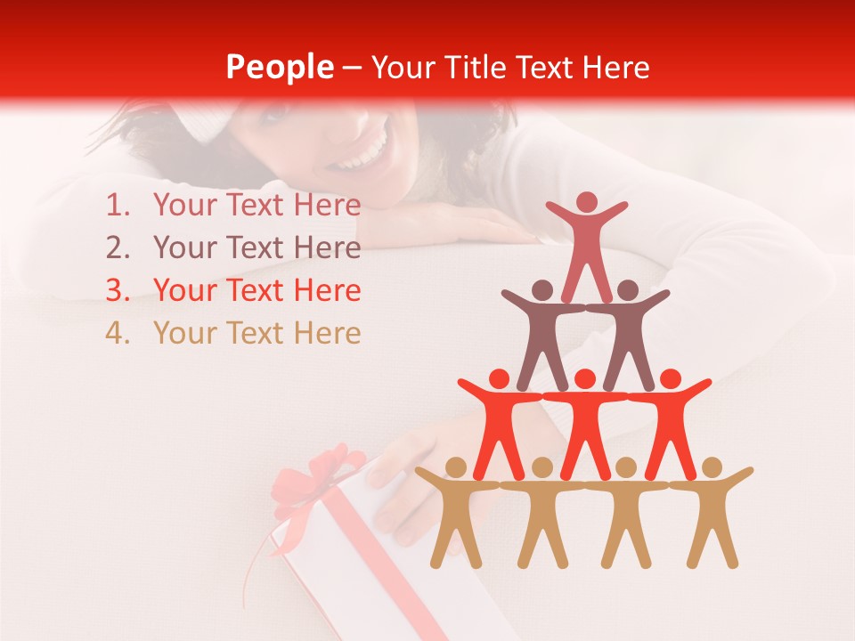 Sofa Box Happiness PowerPoint Template