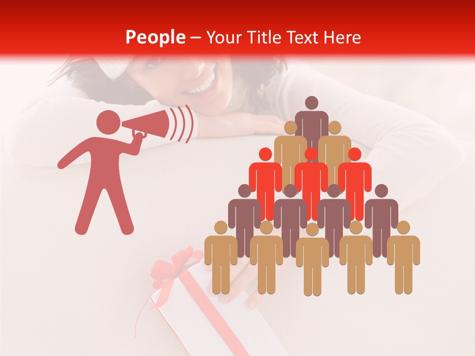 Sofa Box Happiness PowerPoint Template