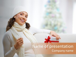 People  Sofa PowerPoint Template