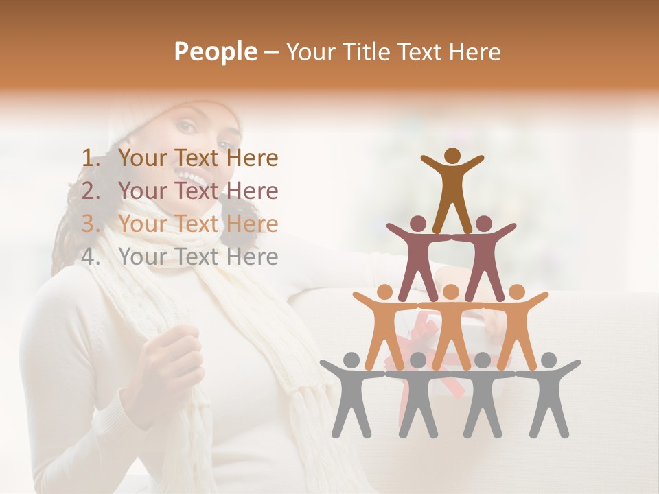 People  Sofa PowerPoint Template