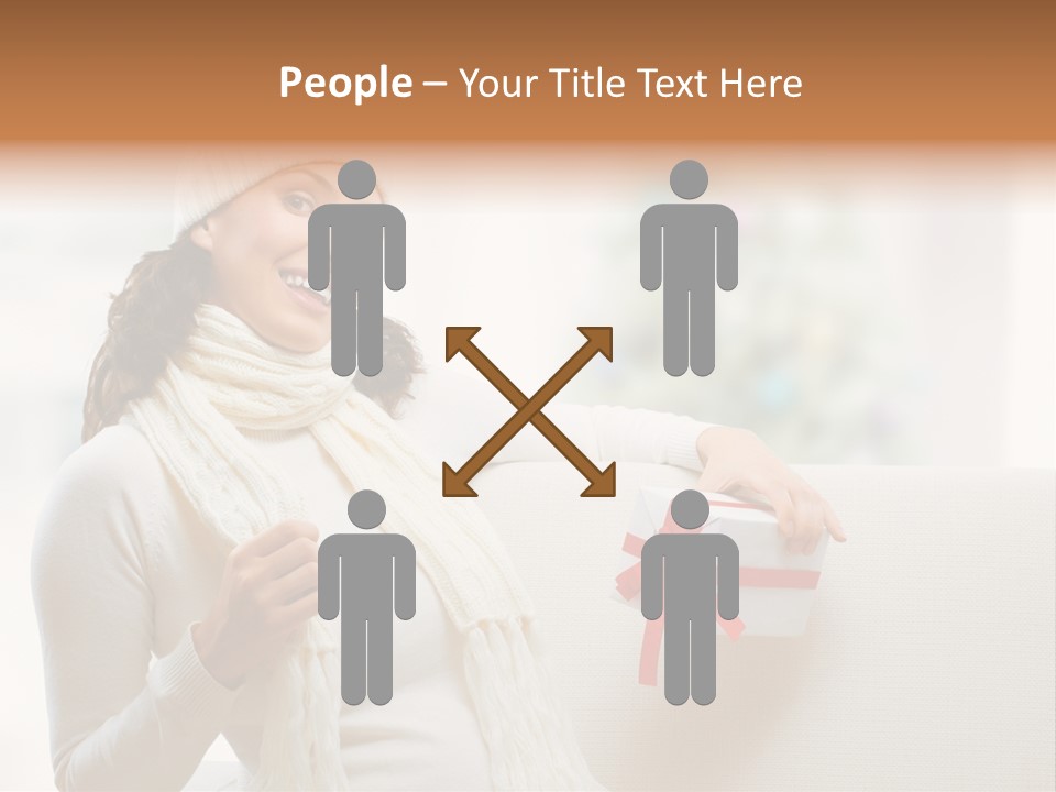 People  Sofa PowerPoint Template