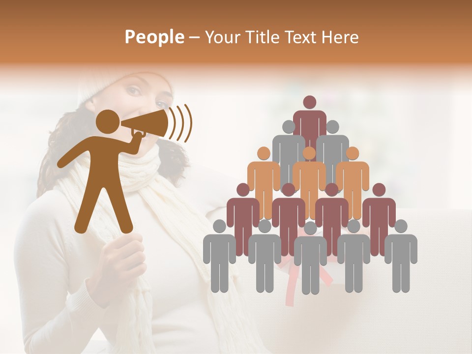 People  Sofa PowerPoint Template
