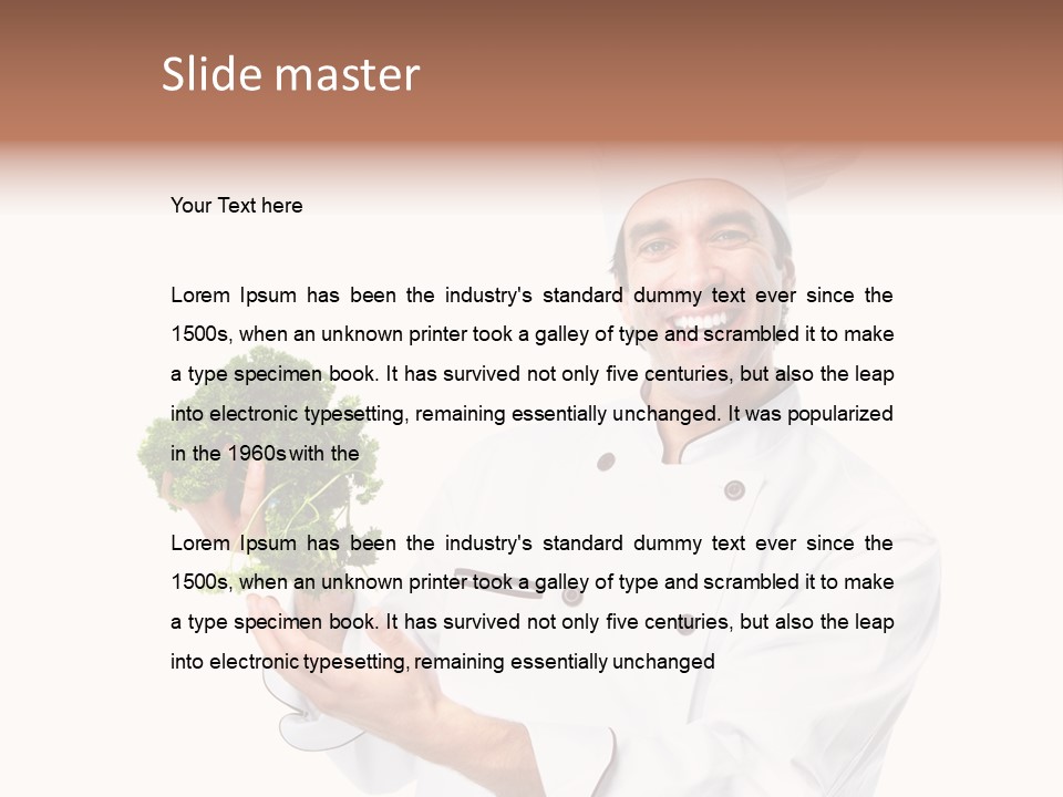 Positive Smiling Profession PowerPoint Template