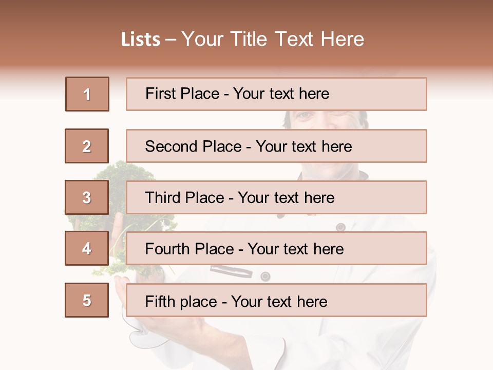 Positive Smiling Profession PowerPoint Template
