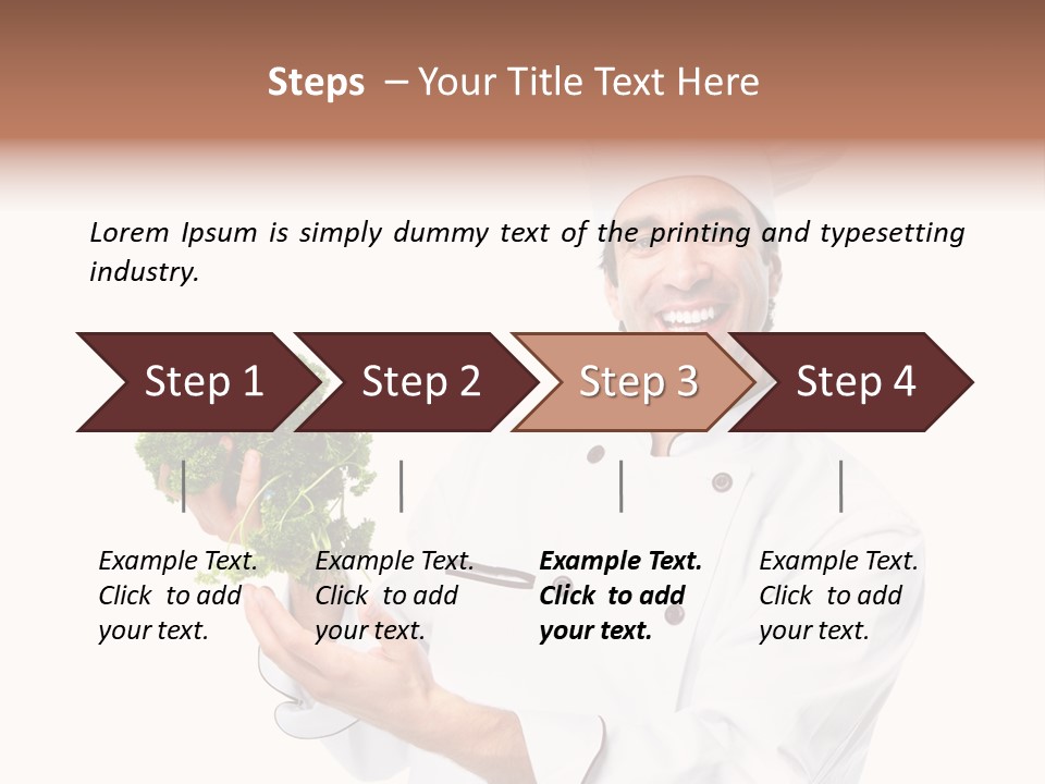 Positive Smiling Profession PowerPoint Template
