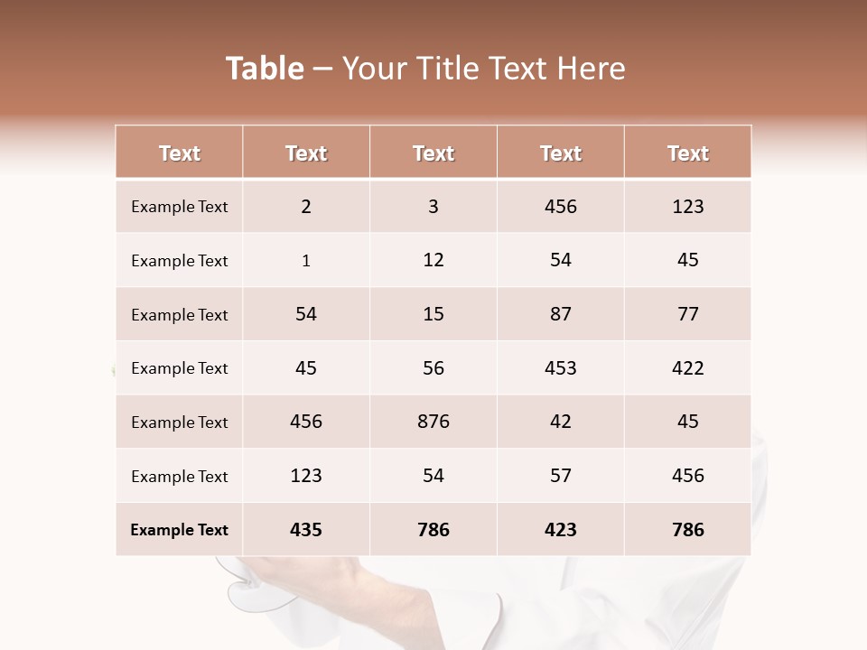 Positive Smiling Profession PowerPoint Template
